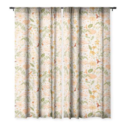 Iveta Abolina California Spring Beige Sheer Non Repeat