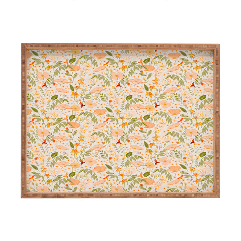 Iveta Abolina California Spring Beige Rectangular Tray