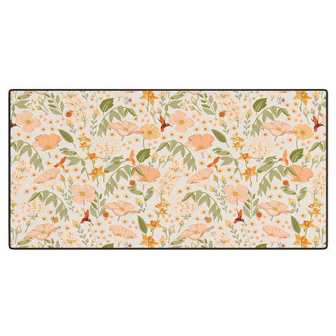 Iveta Abolina California Spring Beige Desk Mat