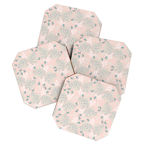 Iveta Abolina Camellia Garden III Coaster Set