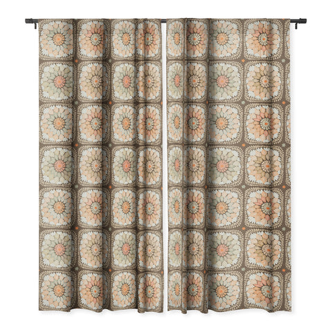 Iveta Abolina Cedar Crochet Blackout Window Curtain