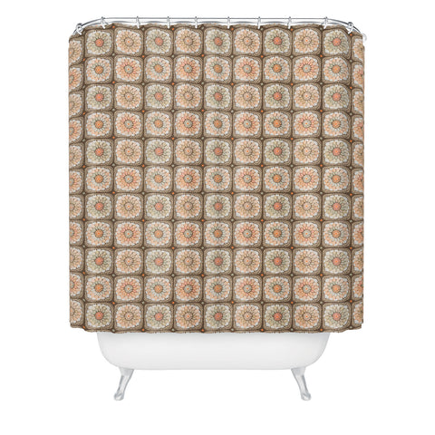 Iveta Abolina Cedar Crochet Shower Curtain