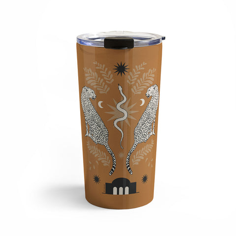 Iveta Abolina Celestial Cheetah Sisters Travel Mug