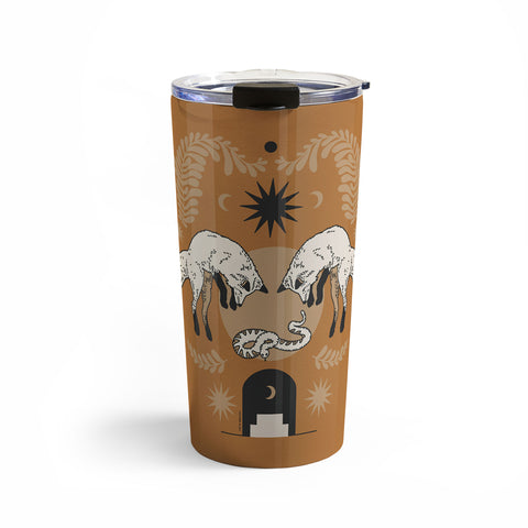 Iveta Abolina Celestial Fox Sisters Travel Mug