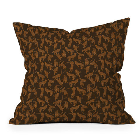 Iveta Abolina Cheetah Gisselle Outdoor Throw Pillow