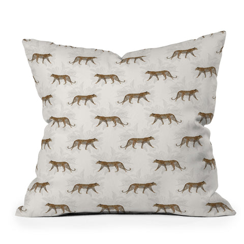 Iveta Abolina Cheetah Park Outdoor Throw Pillow