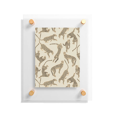 Iveta Abolina Cheetahs Tan Floating Acrylic Print
