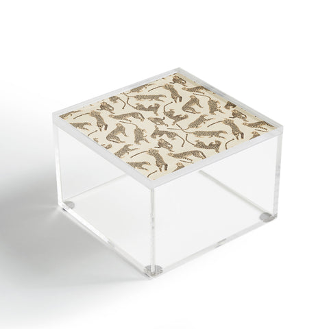 Iveta Abolina Cheetahs Tan Acrylic Box