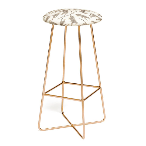 Iveta Abolina Cheetahs Tan Bar Stool