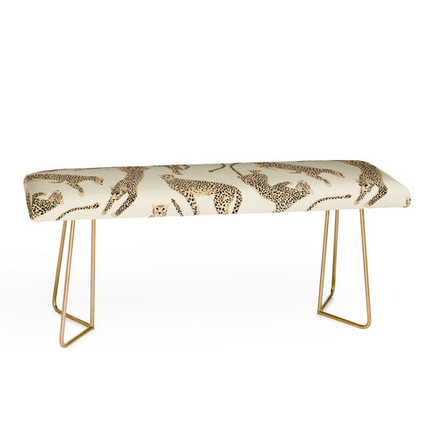 Iveta Abolina Cheetahs Tan Bench
