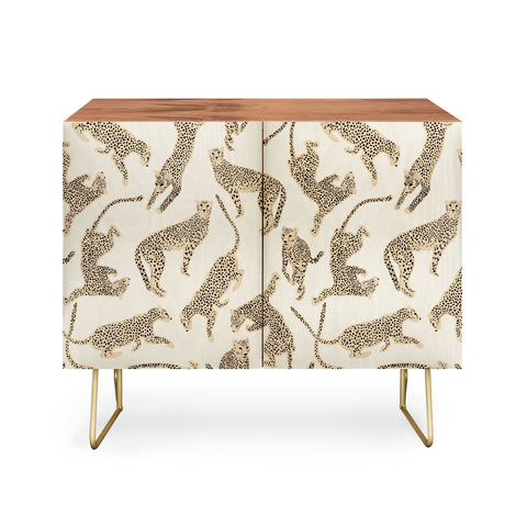 Iveta Abolina Cheetahs Tan Credenza
