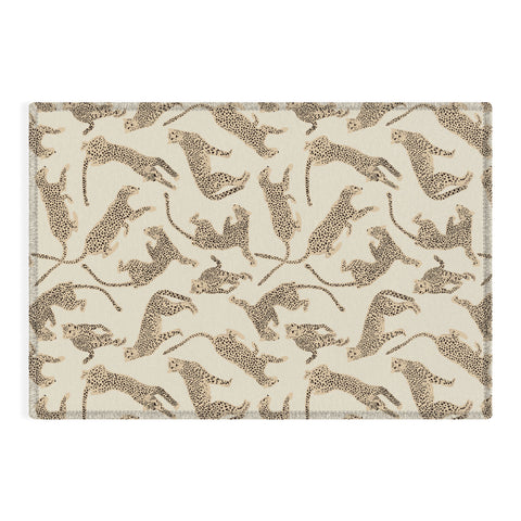 Iveta Abolina Cheetahs Tan Outdoor Rug