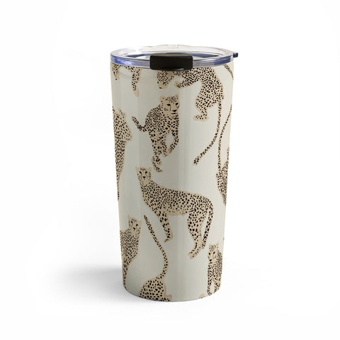 Iveta Abolina Cheetahs Tan Travel Mug