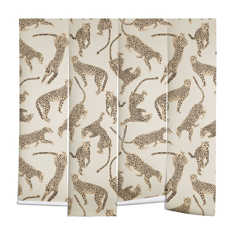 Iveta Abolina Cheetahs Tan Wall Mural