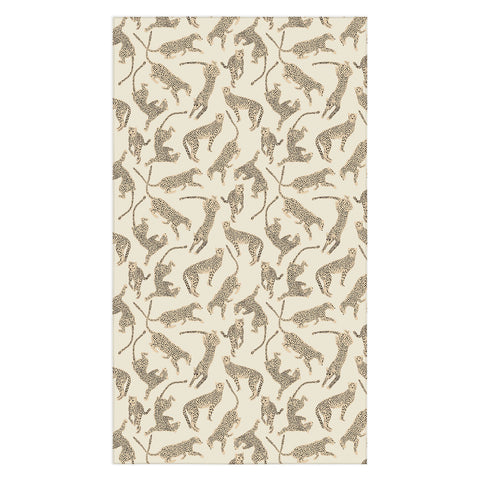 Iveta Abolina Cheetahs Tan Tablecloth