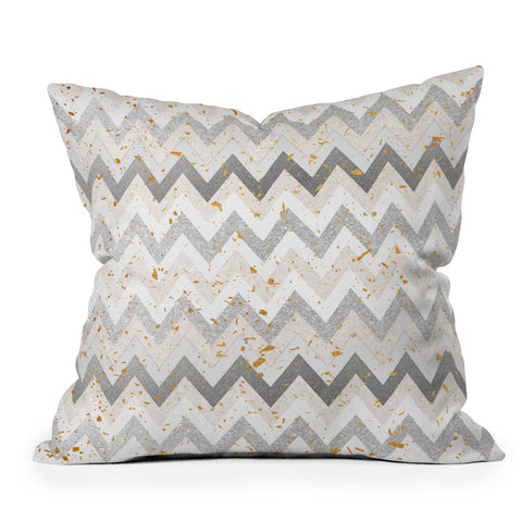Iveta Abolina Chevron Confetti Outdoor Throw Pillow