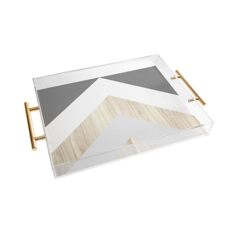 Iveta Abolina Chevron Peak Acrylic Tray