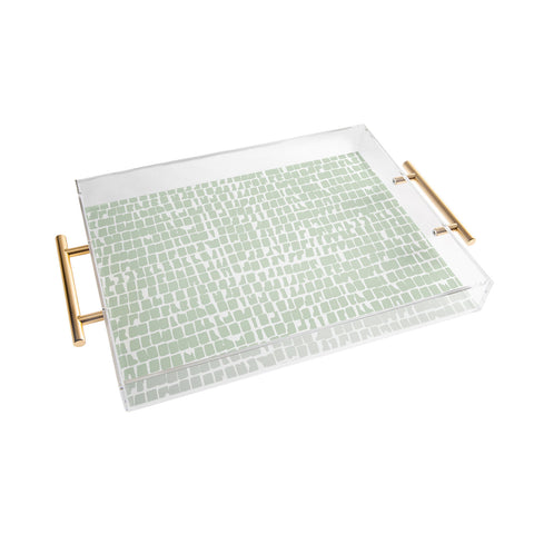Iveta Abolina Cobbler Square Sage Acrylic Tray