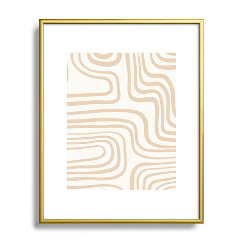 Iveta Abolina Coeur Neutral Metal Framed Art Print