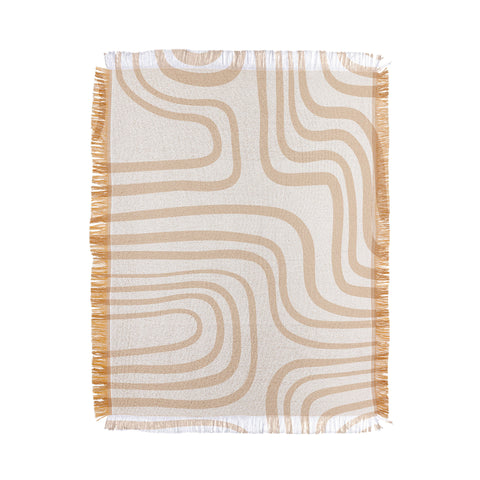Iveta Abolina Coeur Neutral Throw Blanket