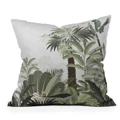Iveta Abolina Congo Rainforest Outdoor Throw Pillow