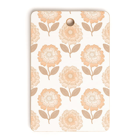 Iveta Abolina Coral Florals Cutting Board Rectangle