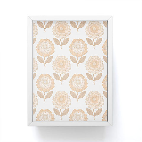 Iveta Abolina Coral Florals Framed Mini Art Print