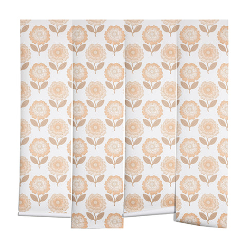 Iveta Abolina Coral Florals Wall Mural