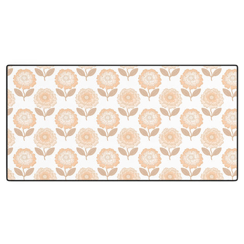 Iveta Abolina Coral Florals Desk Mat