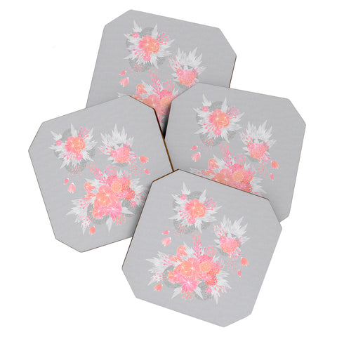 Iveta Abolina Coral Nostalgia Coaster Set