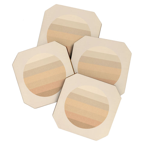 Iveta Abolina Coral Shapes Series IV Coaster Set