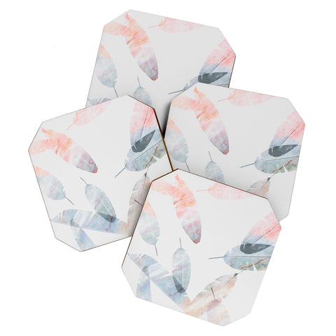 Iveta Abolina Coral Shoreline Coaster Set