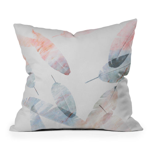 Iveta Abolina Coral Shoreline Outdoor Throw Pillow