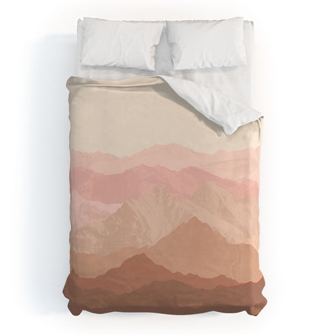 Iveta Abolina Coral Spice Duvet Cover