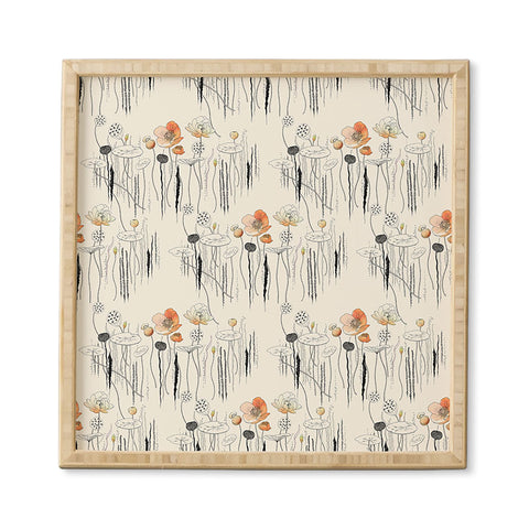 Iveta Abolina Coral Watercress Pond Framed Wall Art