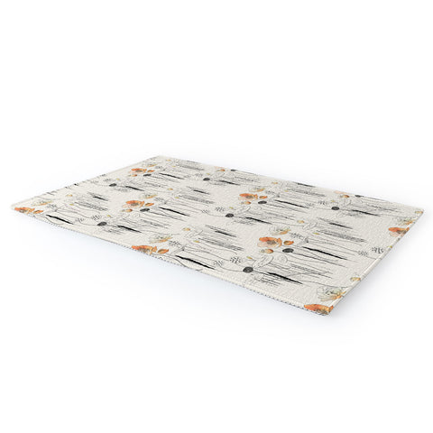 Iveta Abolina Coral Watercress Pond Area Rug