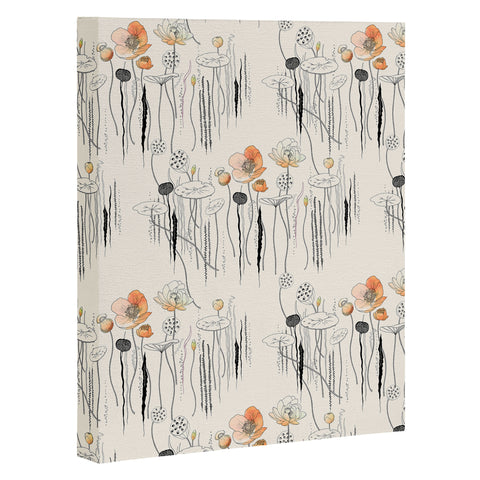 Iveta Abolina Coral Watercress Pond Art Canvas