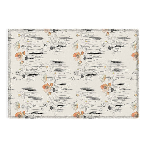 Iveta Abolina Coral Watercress Pond Outdoor Rug