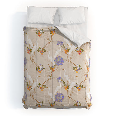 Iveta Abolina Crane Pond Comforter