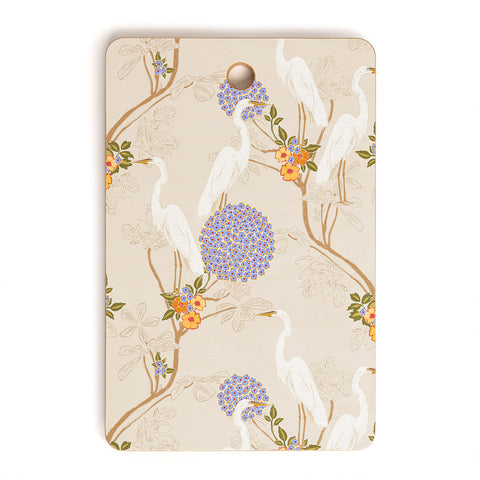Iveta Abolina Crane Pond Cutting Board Rectangle