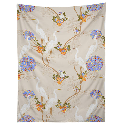 Iveta Abolina Crane Pond Tapestry