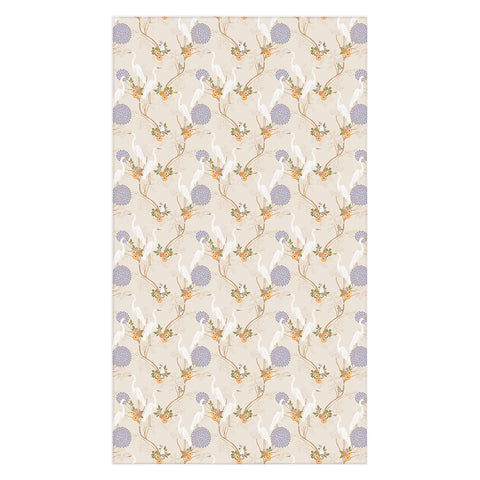 Iveta Abolina Crane Pond Tablecloth