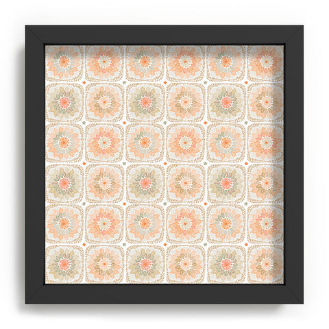 Iveta Abolina Cream Crochet Recessed Framing Square