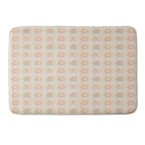 Iveta Abolina Cream Crochet Memory Foam Bath Mat