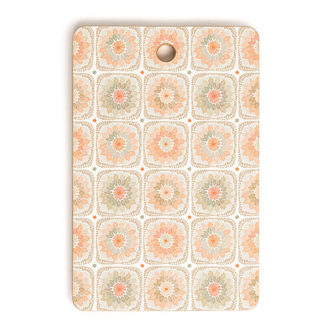 Iveta Abolina Cream Crochet Cutting Board Rectangle