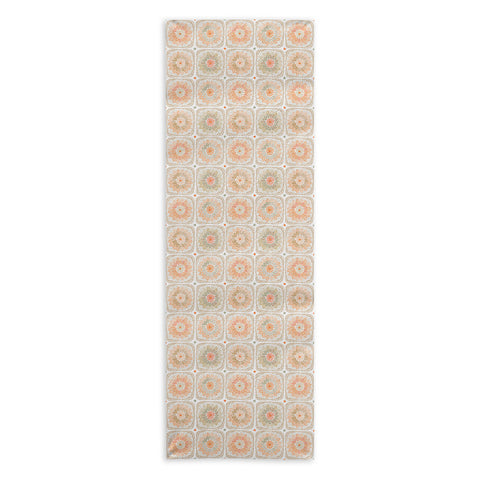 Iveta Abolina Cream Crochet Yoga Towel