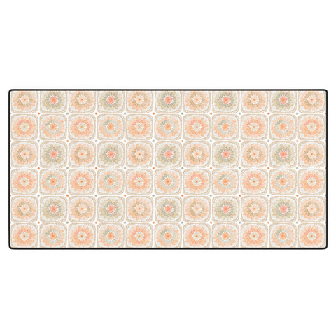 Iveta Abolina Cream Crochet Desk Mat