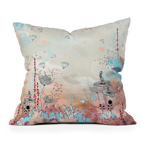 Iveta Abolina Crystal Lake Outdoor Throw Pillow