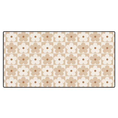 Iveta Abolina Daisy Check Desk Mat