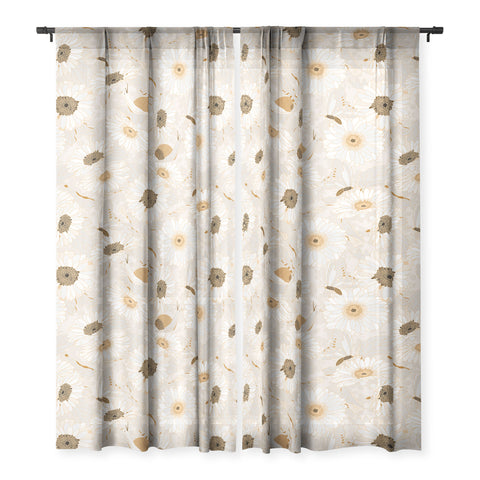 Iveta Abolina Daisy Garden Cream Sheer Non Repeat